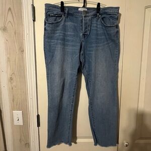 LOFT Light Blue cropped Leg Jeans